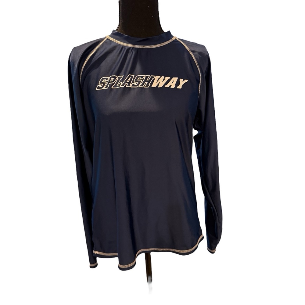 Splashway Women's Navy Long Sleeve rash guard